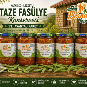 AVANTAJLI 5 Lİ TAZE FASÜLYE KONSERVE PAKETİ